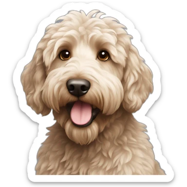 Australian labradoodle sticker