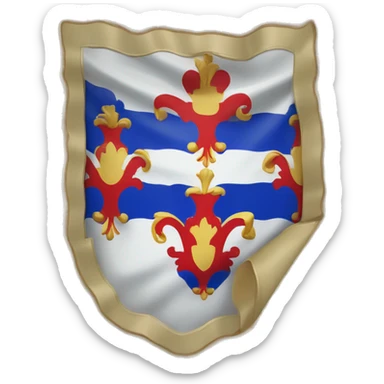drapeau de Franche-Comté  sticker