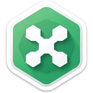 Generate a simple vector art on pictographic logo for our app icon, which should be kind of like Instagram's. It should be purely in a plain colour, one single green where the hex colour is #009869.  sticker