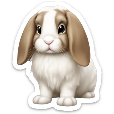 Mini lop bunny sticker