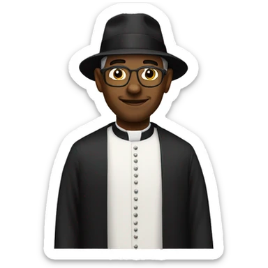 Reverend emoji jam sticker