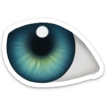 Mythical leviathan blue eyes  sticker