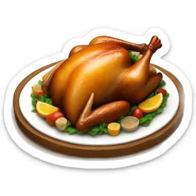roasted turkey sticker