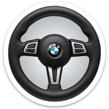 Bmw  Car steering wheel sticker