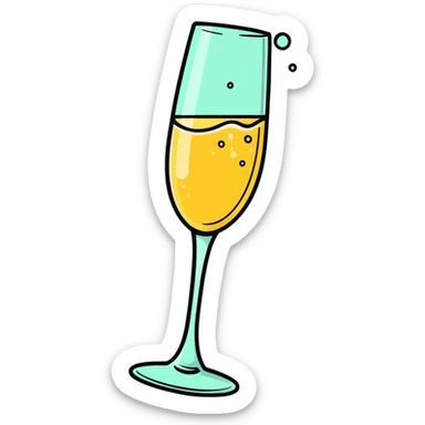 Champagner  sticker