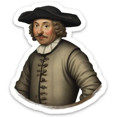 dutch trader 17th century sticker