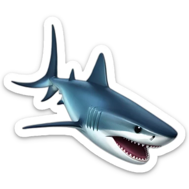 mako shark vr sticker