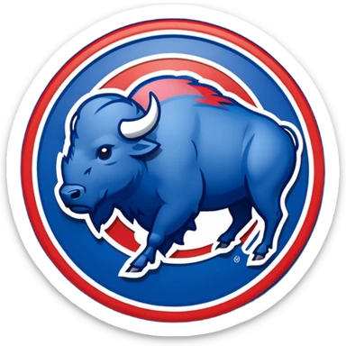 Buffalo bills logo sticker