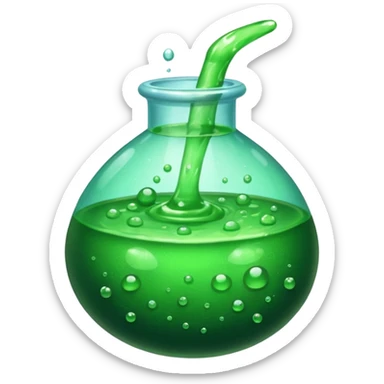 Juice plus ketchup plus lemon equals super potion sticker