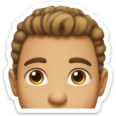 raised eyebrow emoji sticker