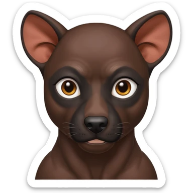 strong xoloitzcuintle sticker