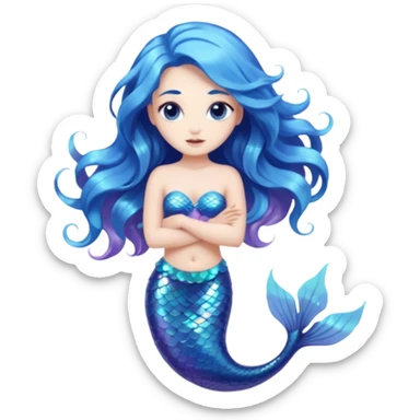 mystic mermaid sticker