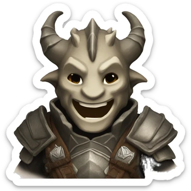 Skyrim dragonborn happy sticker