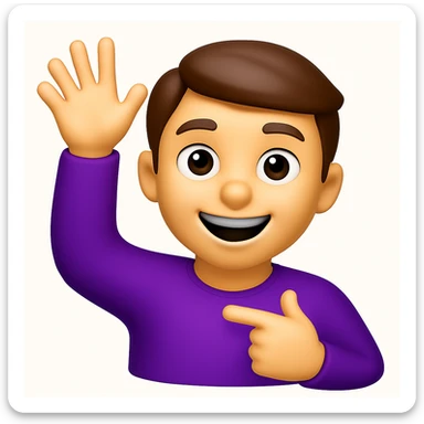 Convert the uploaded image into a 3D Apple-style emoji — preserve the key shapes, colors, and overall composition of the original image. Simplify the forms into clean, rounded cartoon-style elements while keeping the subject recognizable. Apply glossy textures, soft lighting, smooth shading, and render everything in Apple emoji style on a clean white background

 sticker