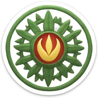 traditional Hindu symbol of peace sticker