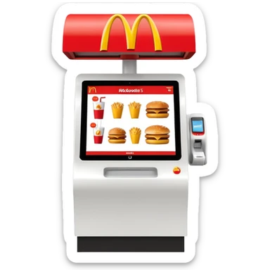 mcdonald's kiosk sticker