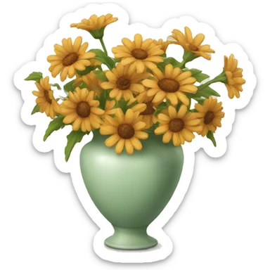 Vase sticker