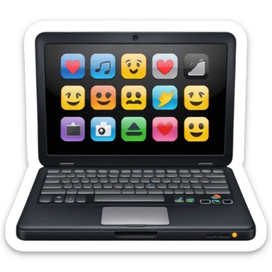 90's laptop sticker