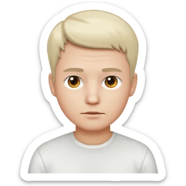 White shirt guy sticker