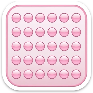 Monochrome chart overlay in pastel pink tones, minimal background sticker