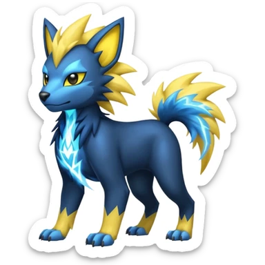 Manectric-Luxray-hybrid-creature sticker