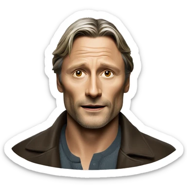 mads mikkelsen sticker
