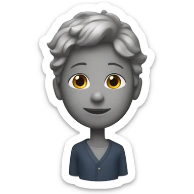 Un garçon amoureux sticker