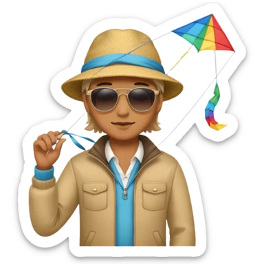 Kite Maker sticker