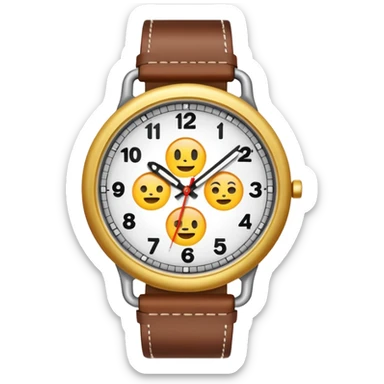 analog watch sticker