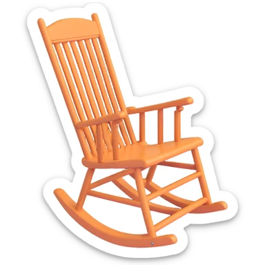 rocking chair sticker