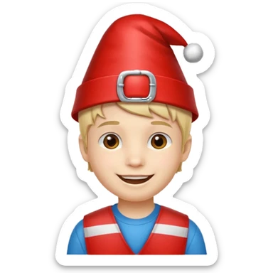
Boy with red party hat, shiny buckle stripe.








































 sticker