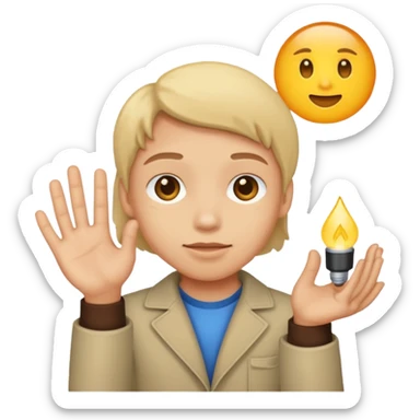 Un emocionante con una nueve milímetro sticker