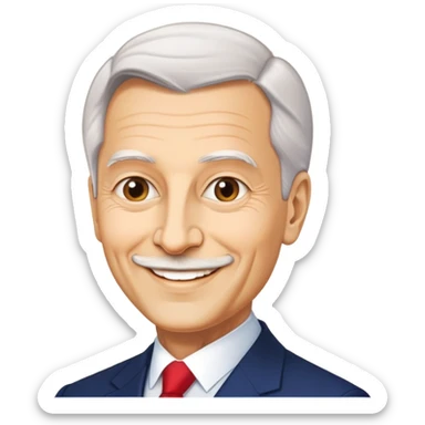 A statesmen becoming the most charismatic president of romania in its entire history sticker