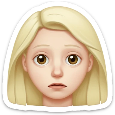 una persona que no se siente bien  sticker