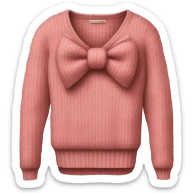 Coquette bow sweater  sticker