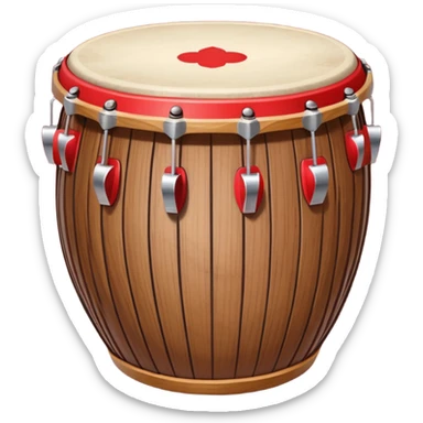 Create a instrument of tabla emoji sticker