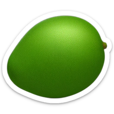 Un aguacate partido en mitad sticker