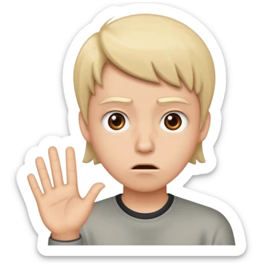 Someone with a the fuck do you mean face “emoji”  sticker