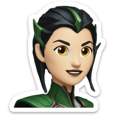Marvel Hela in Asgard sticker