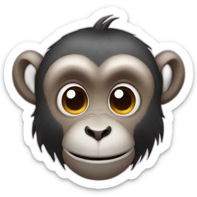 Monkey unicore sticker