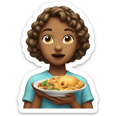 hungry girl sticker