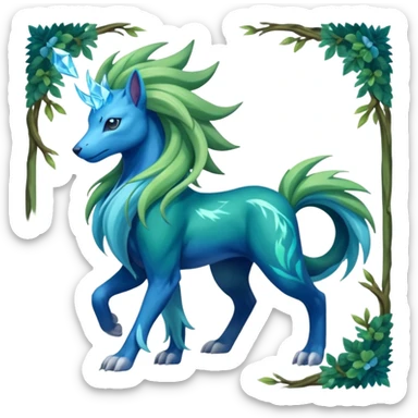 Manectric-Suicune-Virizion-Zygarde-fusion-hybrid-creature  sticker
