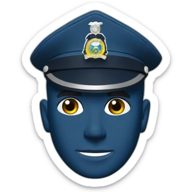 Washington state patrol French blue uniform sticker