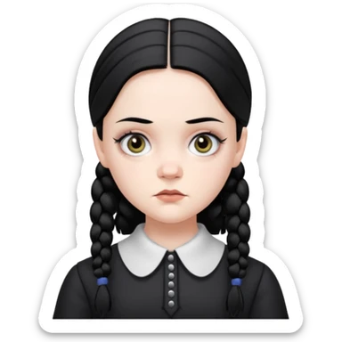 Wednesday Addams sticker