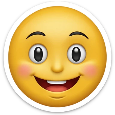 a happy and a sad spanish smiley sticker