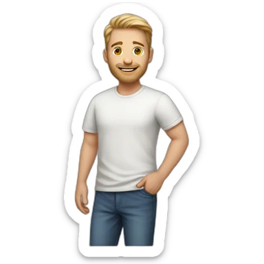 35 Year Old White Male from USA sticker