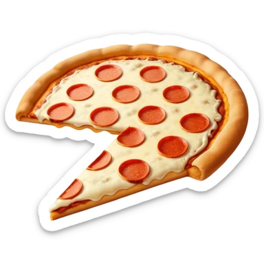 pizza with a big butt sticker