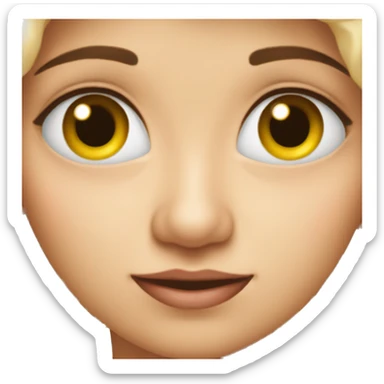 Chanchita coqueta con anteojos  sticker