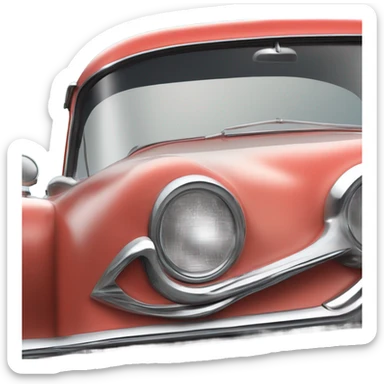 50’s car sticker