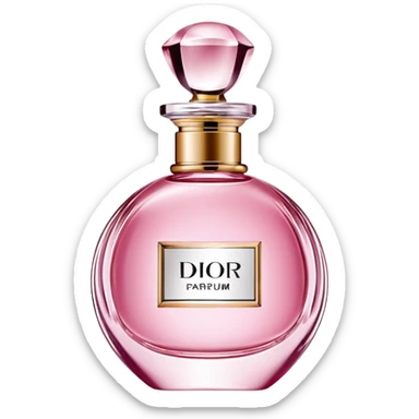 Pink Dior parfum sticker